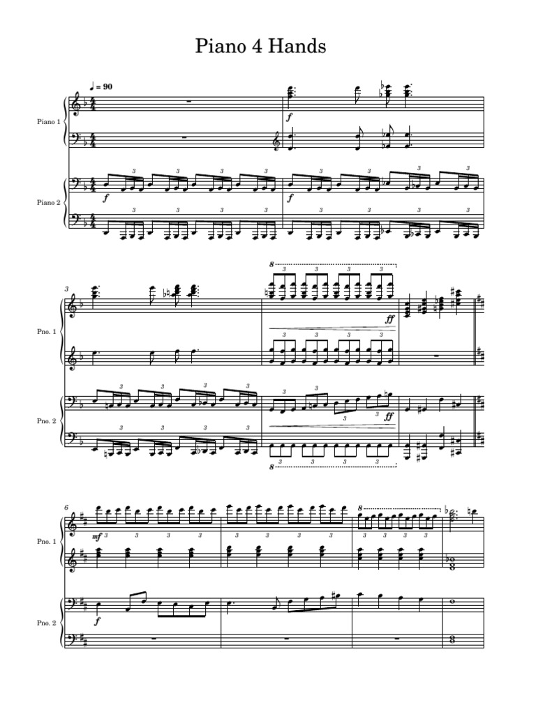 Piano 4 Hands Pdf