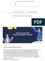 SMP KELAS 7 - Simple Present Tense - MATERI PELAJARAN