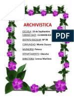 ARCHIVISTICA