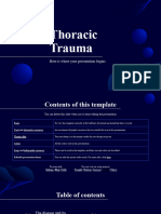 Thoracic Trauma by Slidesgo