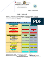 Circular A Juntas de Curso