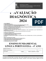 1 Aval. Diagnóstica - LP - 4º Ano