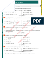 Derivtion 1 Bac SM 2024