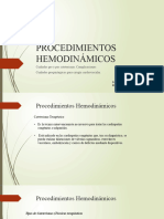 Procedimientos Hemodinámicos