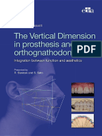 The Vertical Dimension in Prosthesis