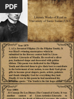 Life and Works of Rizal Presentation