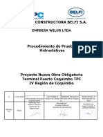 Procedimiento Pruebas Hidrostaticas