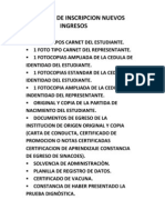 Aviso de Inscripciones