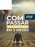 Livro Digital - Guia Prático Como Passar Em Qualquer Concurso Em 3 Meses