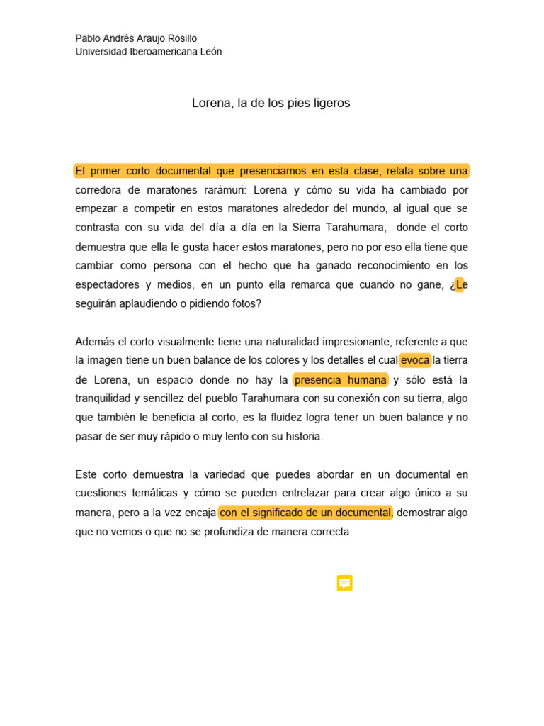 Lorena, La de Los Pies Ligeros | PDF