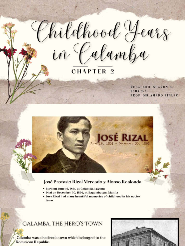 CHILDHOOD YEARS OF RIZAL | PDF