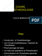 Cours d’Anesthesiologie 2013