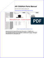 Ausa Forklift c500hx4 Parts Manual