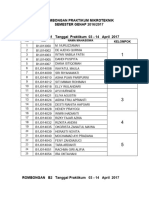 ROMB Prak KELAS B 2016 - 2017