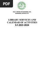 Library Development Action Plan 2026 | PDF | Libraries | Library And Museum