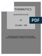 Maths Class 7 Question Bank