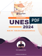 Aula 03 - Estequiometria - UNESP 2024