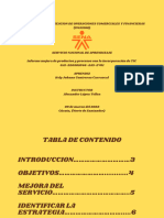 Informe Mejora de Productos y Procesos Con La Incorporación de TIC