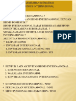 I Gambaran Dan Karakteristik Bisnis Internasional