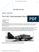 The S-92_ Czechoslovakia’s Me-262 – wwiiafterwwii