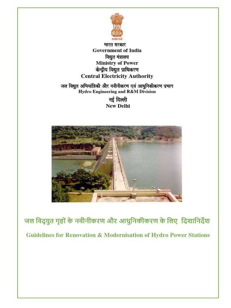Hydro Power Stations R&M Guidelines | PDF | Power Station ...