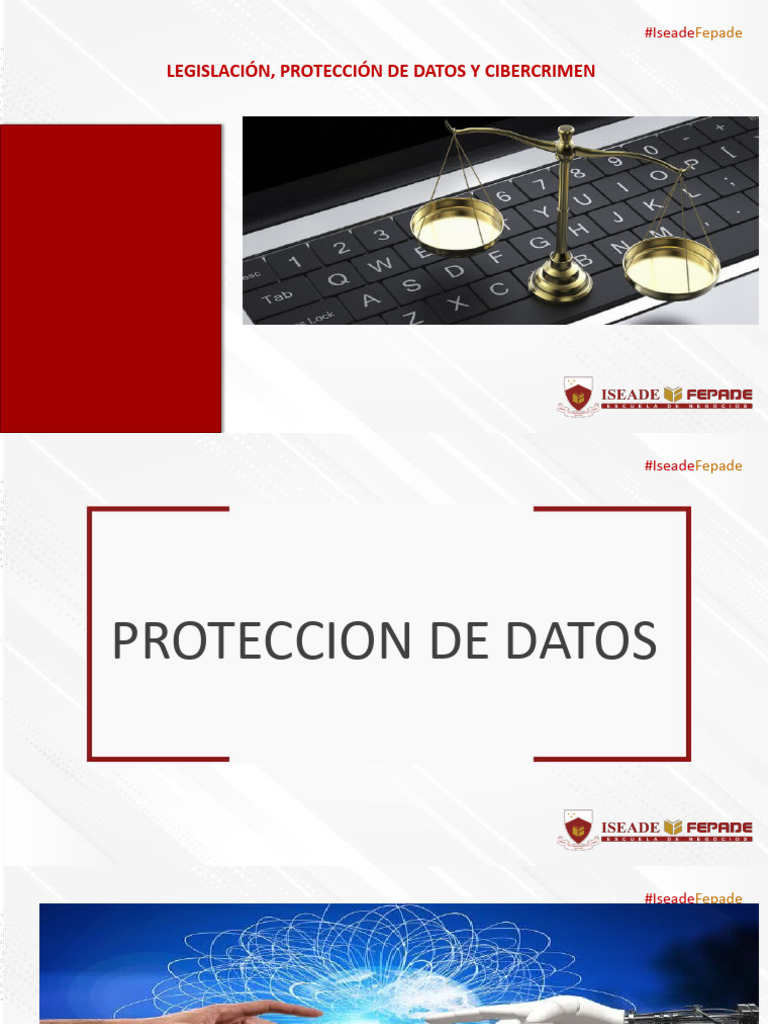 6a CLASE 29 Feb LEGISLACION PROTECCION DE DATOS Y CIBER CRIMEN | PDF