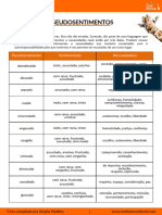 Lista de Pseudosentimentos PDF