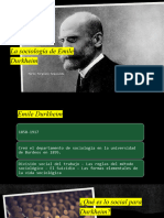 La Sociología de Emile Durkheim