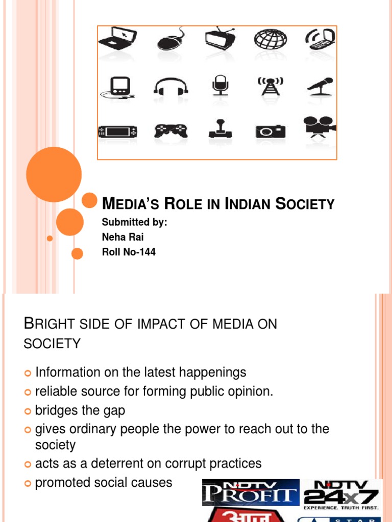 Impact of Media on Indian Society | PDF | Social Science