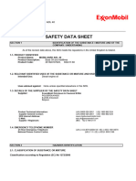 Mobilgard ADL40 Safety Sheet