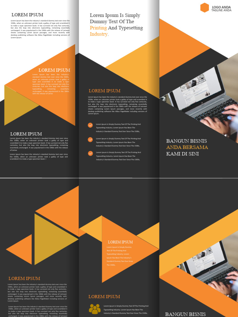 Brosur pdf text writing