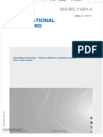 ISO IEC 11801-5 - IT - Generic Cabling For Data Centre