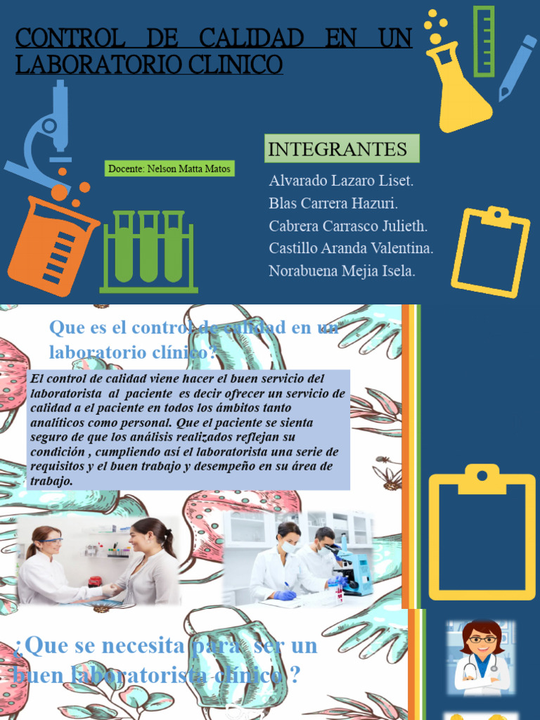Control de Calidad en Un Laboratorio Clinico 23t PDF