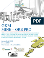 Makalah - GKM Mine - Ore Pro - Unit Geomin - Kma Xxii