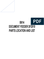 Manual de Partes Alimentador de Originales DF2010 (B814) (2000)