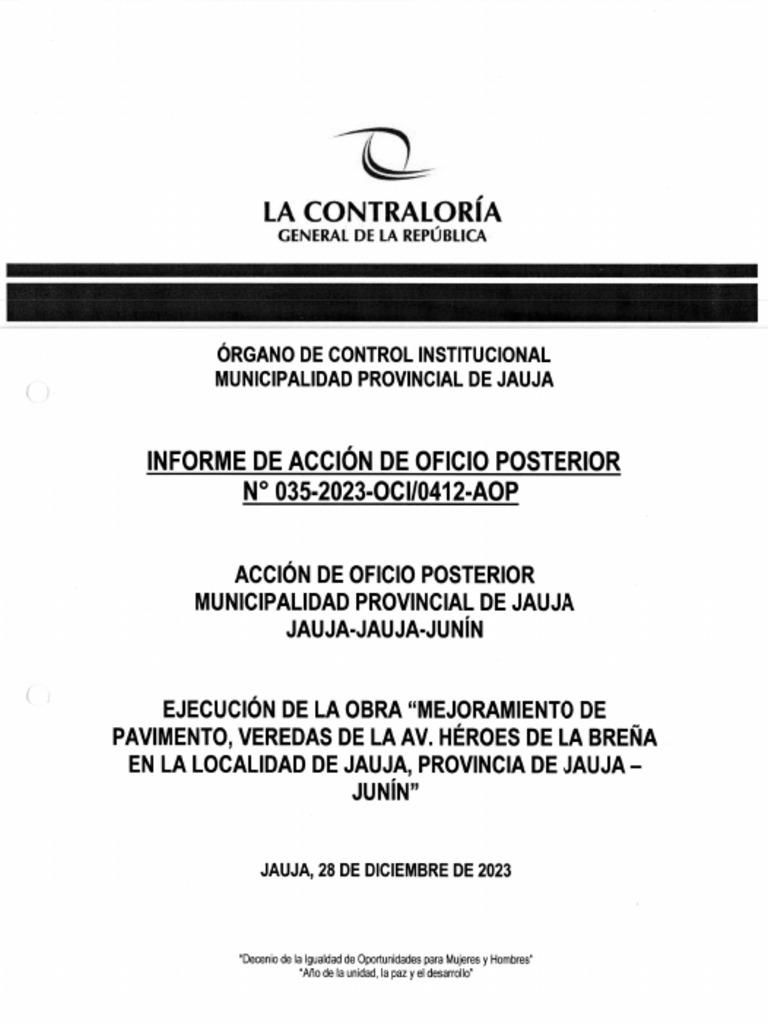 Control Posterior Informe 5 | PDF