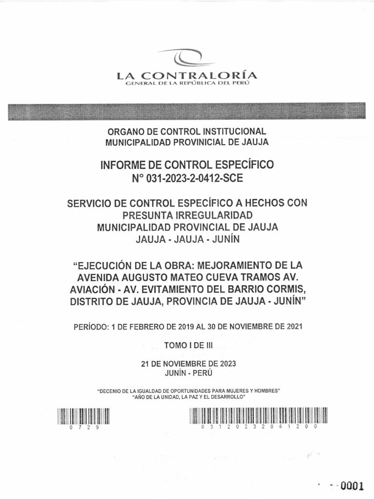 Control Posterior Informe 3 | PDF