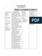 Classroom Management Plan