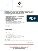 1 - Pacote Econômico: (Beca, Barrete e Canudo) (Mínimo de 07 Formandos)