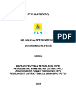 Dokumen Kualifikasi DPT IPP PLTM