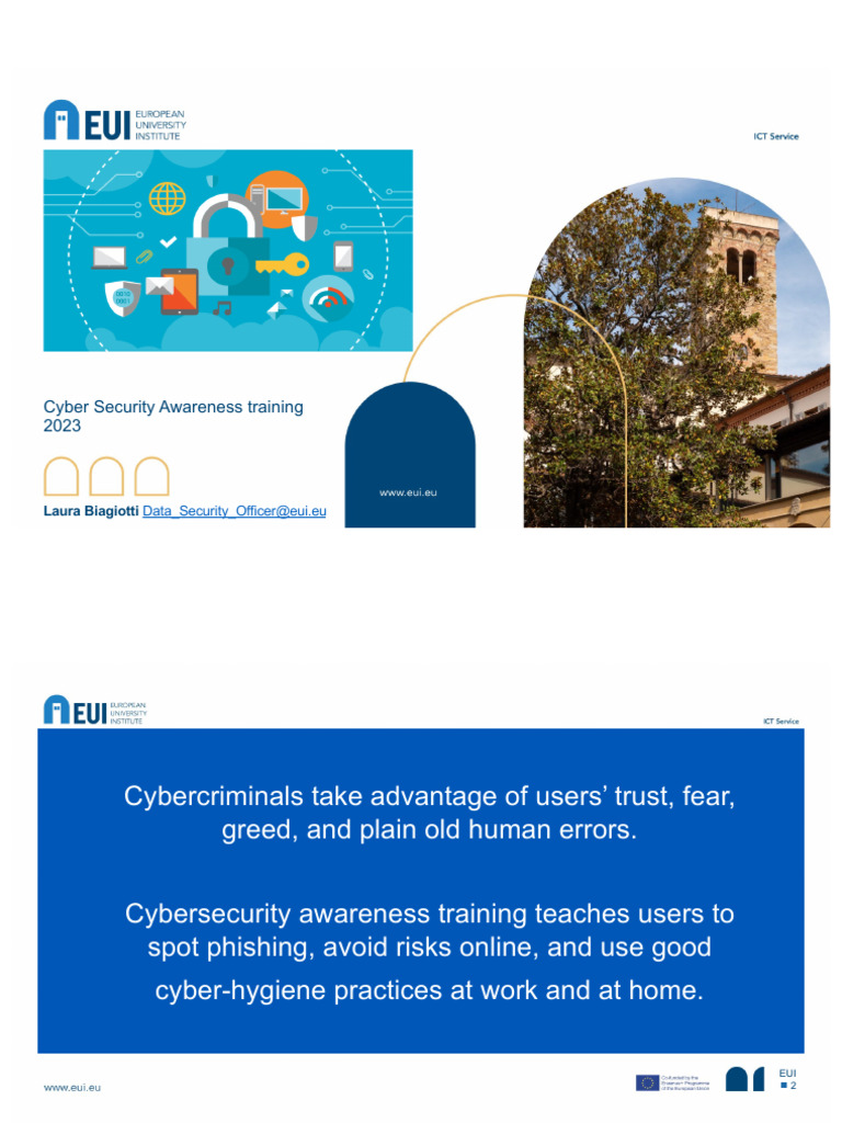 Awareness Training Presentation | PDF | Computer Security | Security