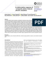Static and Dynamic Deformation Response of Smart Laminated Composite Plates Induced by Inclined Piezoelectric Actuators