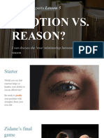 6.5 Emotion vs. Reason