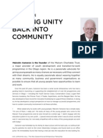 Malcolm Cameron— Putting Unity Back Into Community