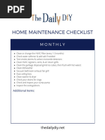 Home Maintenance Checklist Updated September 2023