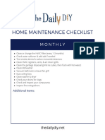 Home Maintenance Checklist Updated September 2023