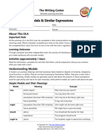 Modals and Similar From MT. San Antonio College