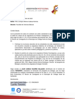 Carta Decano Salida de Campo