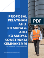 Proposal Pelatihan K3 Konstruksi PT. Garuda Systrain Interindo Update Q4 2023