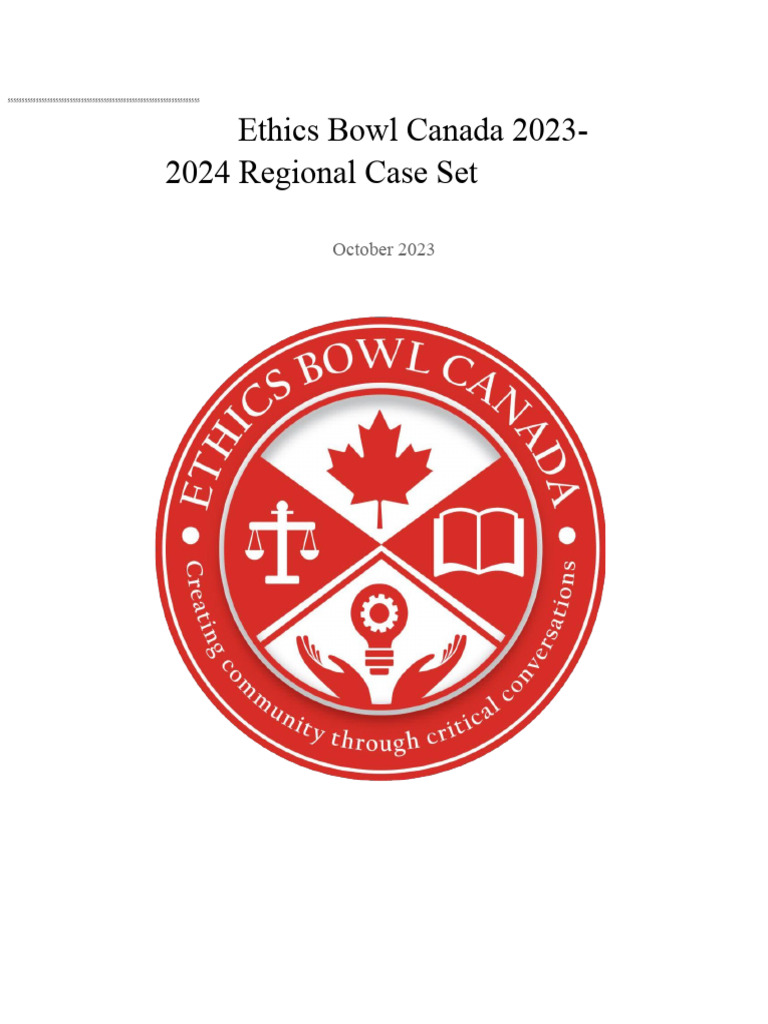 2023-2024 Regional Ethics Bowl Cases | PDF | Wildfire | Aesthetics